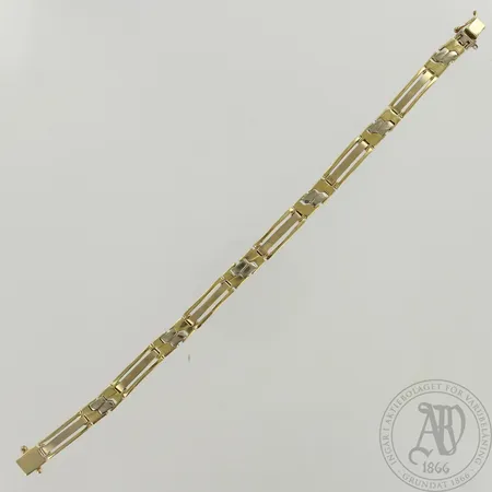 Rannekoru, toinen varmuuslenkki puuttuu, pituus 205mm, 585, paino 18,6g