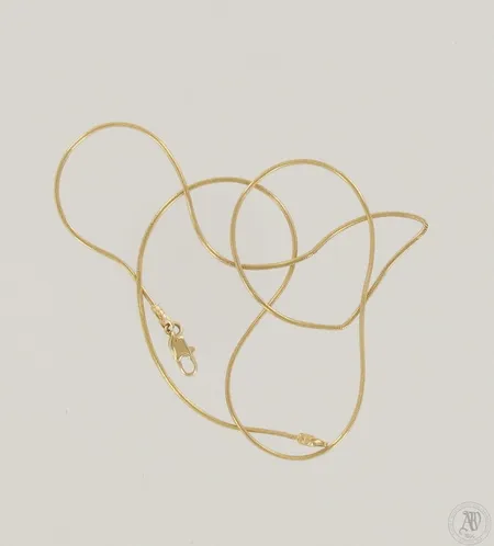 Viallinen kaulaketju, 585, paino 3,8g