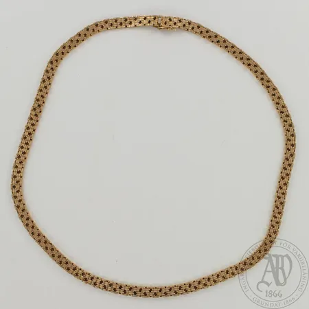 Kaulaketju, pituus 45cm, 585, paino 36,8g 