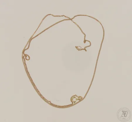 Panssarikaulaketju, pituus 52,5cm, 585, paino 2,8g