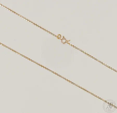 Viallinen kaulaketju, 585, paino 5,6g