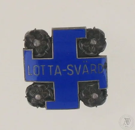 Lotta Svärd jäsenmerkki, vuodelta 1935, nro.65497, 813br, paino 9,3g