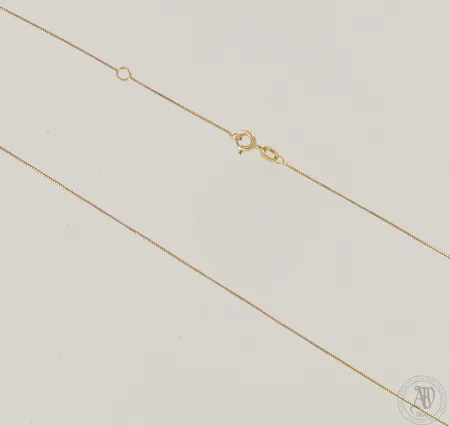 Kaulaketju, pituus 41,5-44,5cm, 585, paino 1,1g