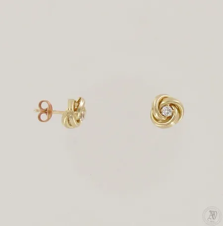 Kivikorvakorut, Ø 8mm, 585br, paino 1,0g