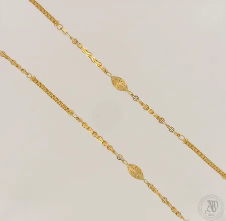Kaulakoru, pituus 93cm, 875, paino 38,2g