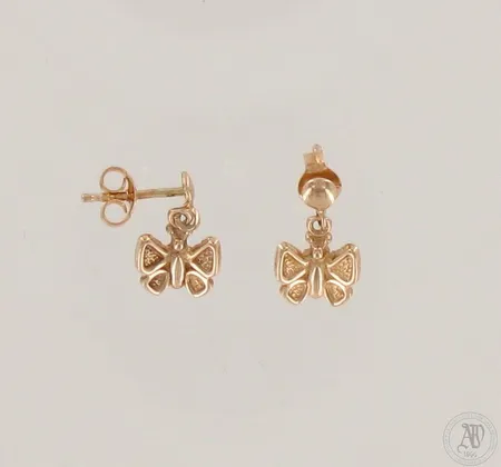 Perhoskorvakorut, korkeus 11mm, 585, paino 0,9g