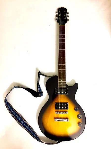 Sähkökitara Epiphone LP Junior Special III,  humbucker mikrofonit, pehmeä laukku