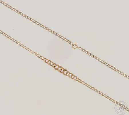 Bismarck-kaulaketju, pituus 45,5cm, 585, paino 5,1g