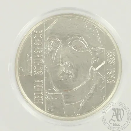Juhlaraha, 100 Markkaa 1996, Helene Schjerfbeck ja kuvataide, 925br, paino 27,8g 