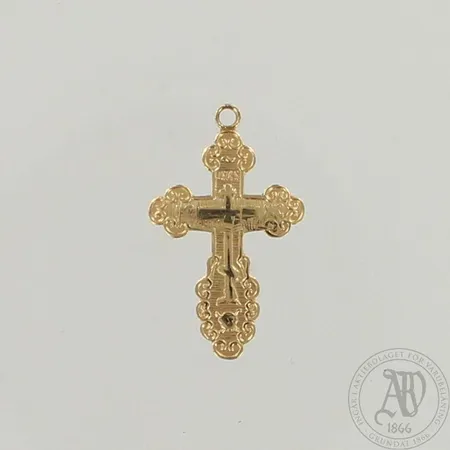 Viallinen riipus, 585, paino 0,5g 