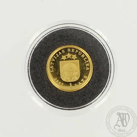 Kultaraha, Latvijas Republika, 2007, 999, paino 1,3g 