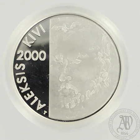Juhlaraha, 100 Markkaa 2000, Aleksis Kivi, 925br, paino 25,3g 