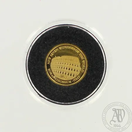 Kultaraha, Elizabeth II, Roman Colosseum Italy,  10 dollaria,  999, paino 1,0g 
