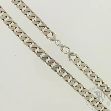 Panssarikaulaketju, leveys 10mm, pituus 50cm, 925, paino 95,6g 