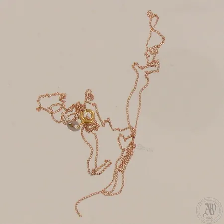 Viallinen kaulaketju, 585, paino 1,2g
