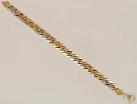 Viallinen panssariranneketju, 750, ontto, paino 12,3g