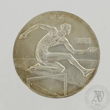 Juhlaraha, yleisurheilun MM 1983, nimellisarvo 50 markkaa, 500, paino 22,0g