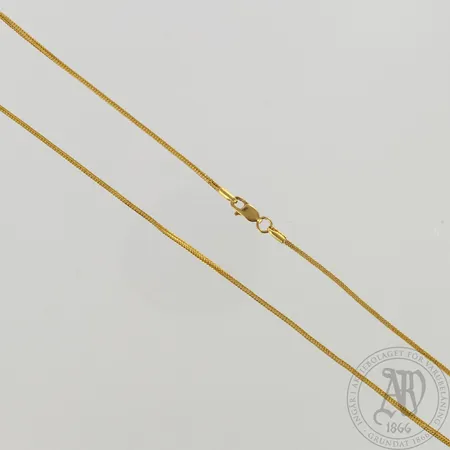 Kaulaketju, pientä käytön jälkeä, pituus 51cm, 875, paino 7,6g 