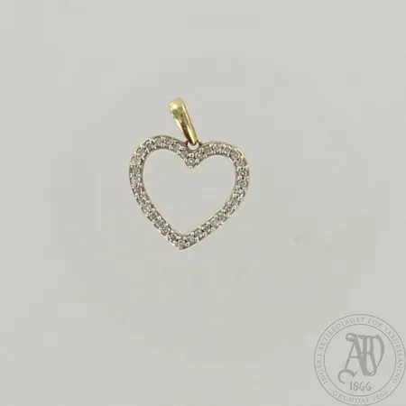 Timanttiriipus 34xn.0.005ct, korkeus 18mm, 585, paino 0,8g