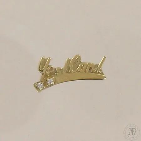 Timanttirintakoru 2xn.0.01ct, Yes I Can!, 585, paino 1,5g 