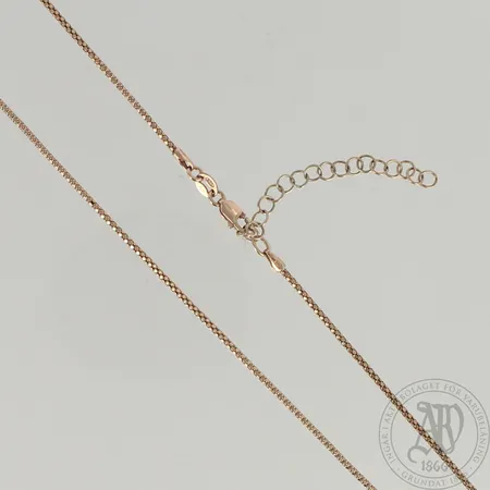 Kaulaketju, pituus 43-48cm, 925, paino 3,2g 
