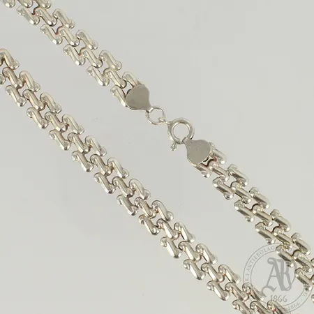 Kaulaketju, pituus 44,5cm, 925, paino 18,2g 