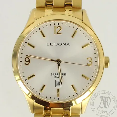 Teräsrannekello Leijona, 5010-2230, taulun Ø 39mm, rannekkeen pituus 170mm, Quartz, takuutodistus 21.12.2019 saakka