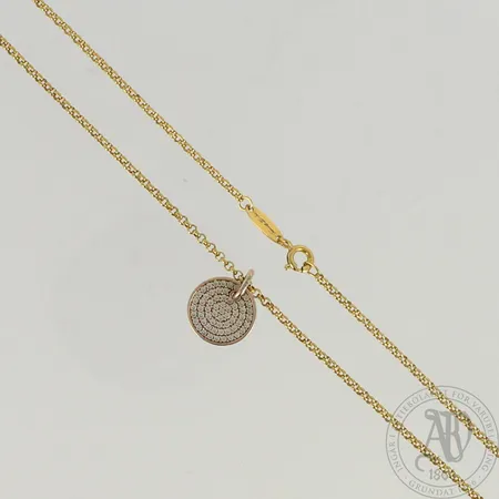 Kivikaulakoru Thomas Sabo, riipuksen korkeus 15mm, ketjun pituus 44cm, 925br, paino 5,5g