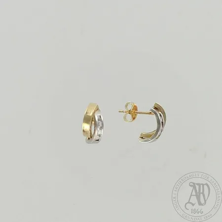 Kivikorvakorut, korkeus 9mm, 585br, paino 0,7g