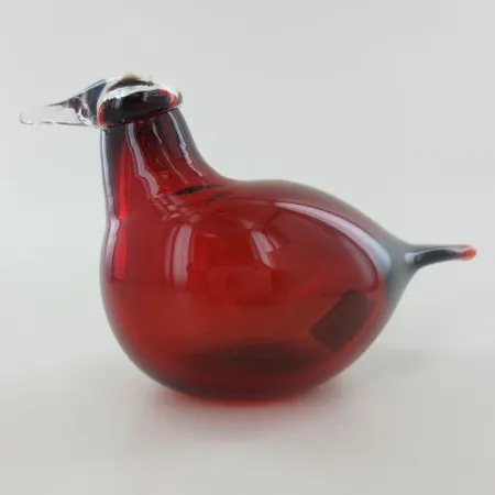 Lasilintu, design Oiva Toikka Iittala, Tirri, karpalo, koko 110x75mm