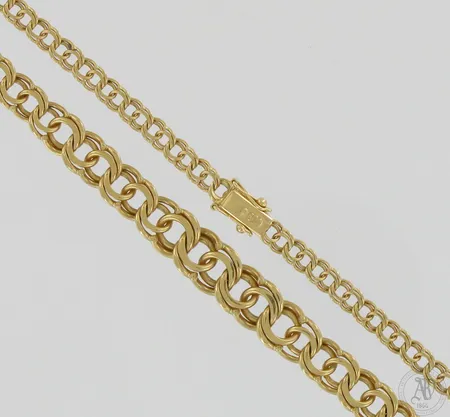 Bismarck-kaulaketju, pituus 45,5cm, 585, paino 20,1g