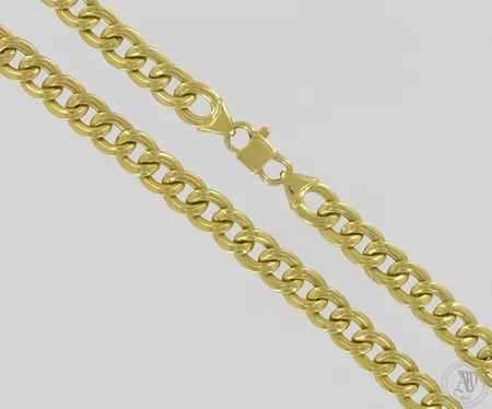 Panssarikaulaketju, ontto, pituus 41,5cm, lenkin leveys 10mm, 750, paino 32,0g