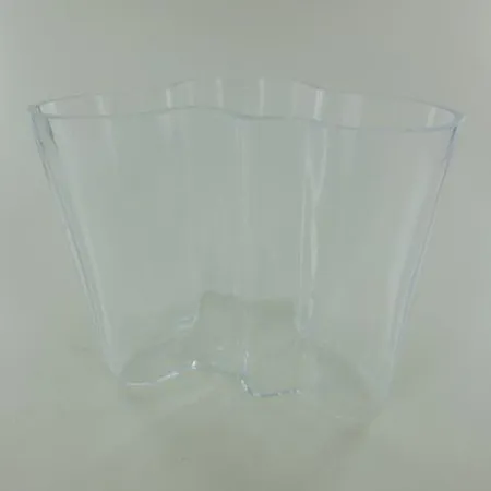 Aalto-maljakko, design Alvar Aalto, korkeus 95mm, kirkas