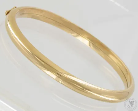 Viallinen rannerengas, kaiverrettu, Ø 61mm, 585, paino 7,8g