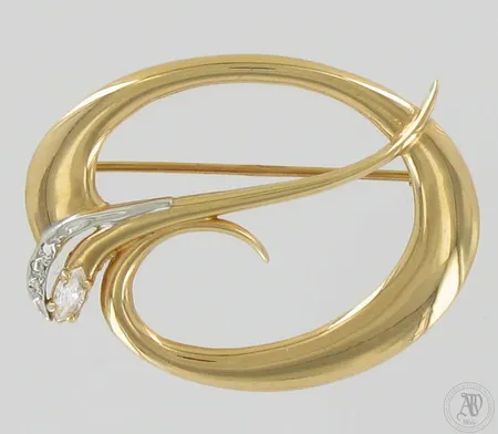 Kivirintaneula, leveys 36mm, 585br, paino 4,1g