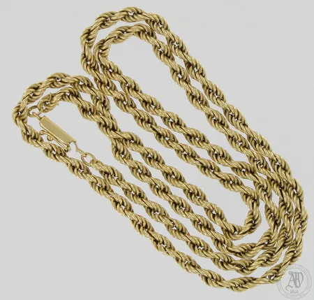 Viallinen kaulaketju, 585, paino 15,9g