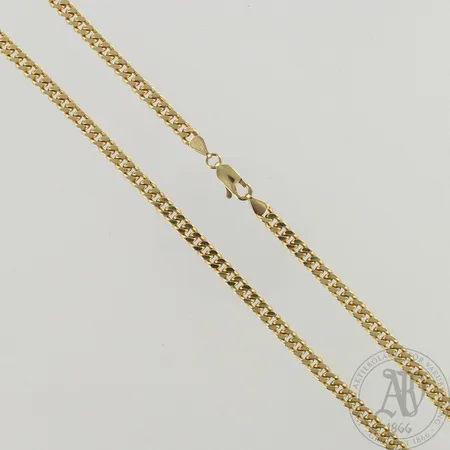 Panssarikaulaketju, pituus 61cm, leveys 4,3mm, 585, paino 30,1g 