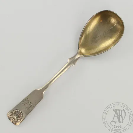 Hillolusikka, Musla, kaiverrettu, pituus 160mm, 813, paino 33,2g 