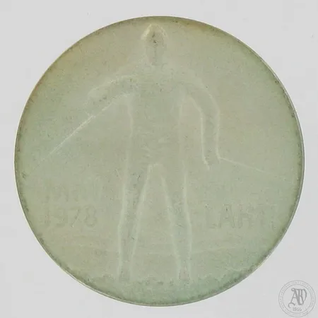 Juhlaraha, 25 Markkaa, 1978, Hiihdon MM-kilpailut, 500, paino 25,9g 