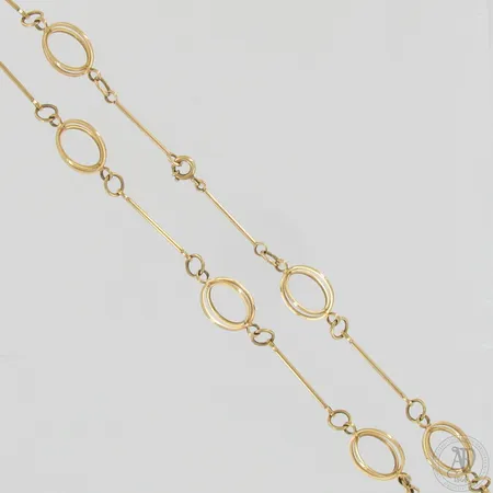 Kaulakoru, pituus 76cm, 585, paino 32,4g 