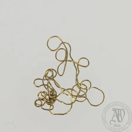 Viallinen kaulaketju, 750, paino 2,2g