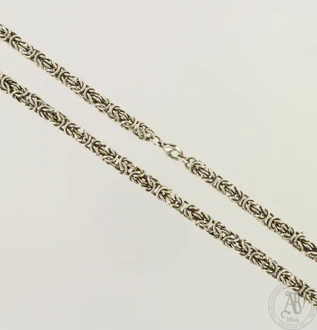 Kuningaskaulaketju, Ø 6mm, pituus 51cm, 925, paino 58,7g 