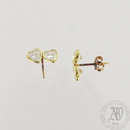 Kivikorvakorut, leveys 10mm, 585br, paino 1,0g 