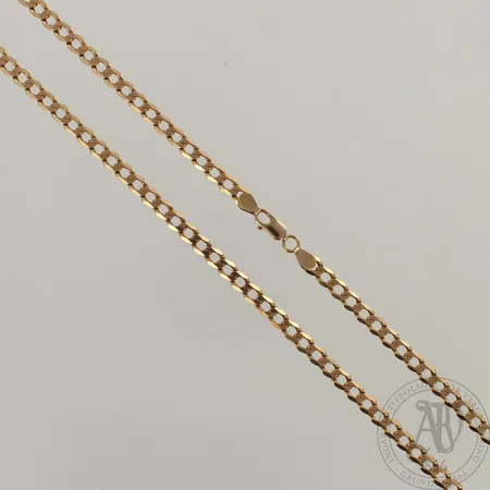 Panssarikaulaketju, pituus 54,5mm, leveys 5mm, 585, paino 20,1g 