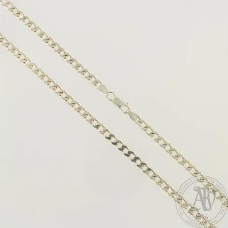 Panssarikaulaketju, pituus 60,5cm, leveys 5,3mm, 925, paino 31,9g 