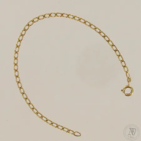 Panssariranneketju, pituus 190mm, leveys 3mm, 585, paino 3,5g