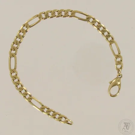Figaro-ranneketju, pituus 190mm, leveys 5,5mm, 750, paino 13,5g