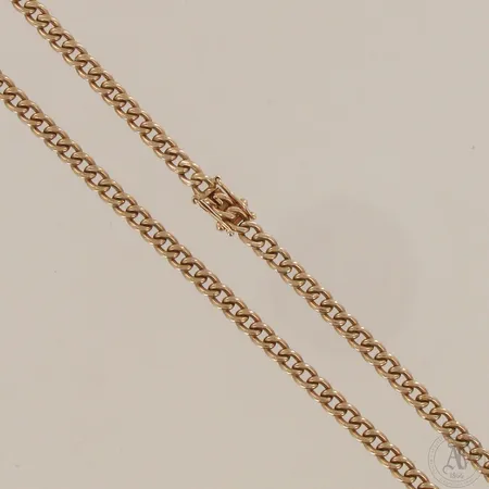 Panssarikaulaketju, pituus 54cm, leveys 4mm, 585, paino 31,0g