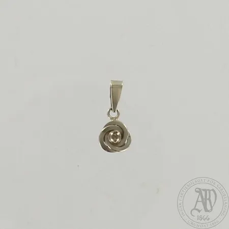 Timanttiriipus 1xn0.005ct, korkeus 15mm, 585 valkokulta, paino 0,6g 