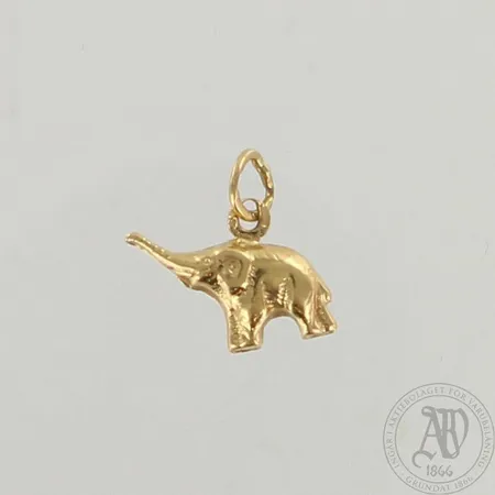 Viallinen riipus, 750, paino 1,1g 